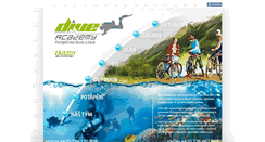 Desktop Screenshot of diveacademy.cz